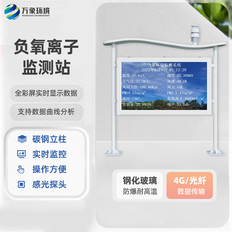 智能生態(tài)氣象監(jiān)測系統(tǒng)全天候監(jiān)測負(fù)氧離子含量